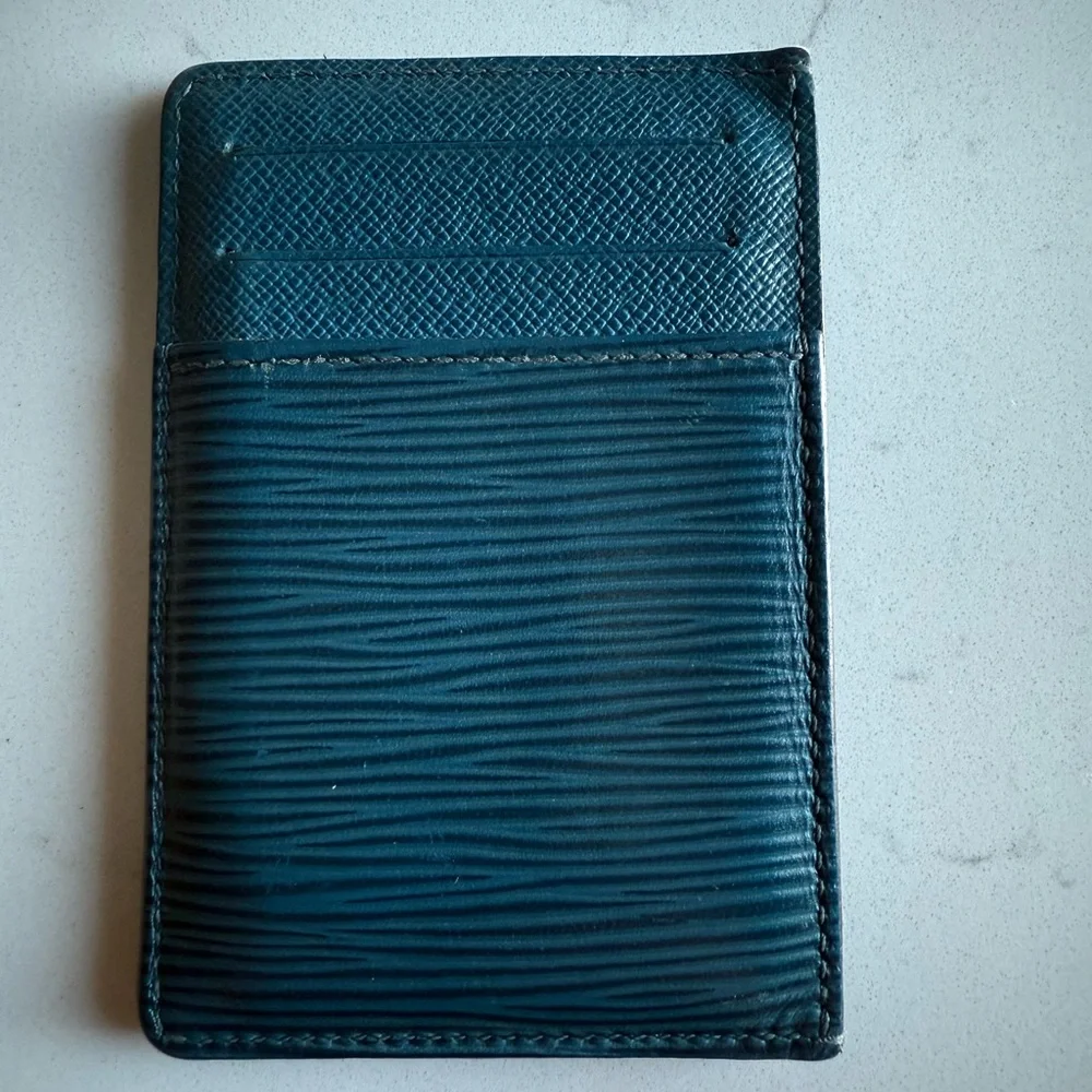 Louis Vuitton Neo Porto Carte Epi Navy Blue Card Holder - Picture 3 of 3